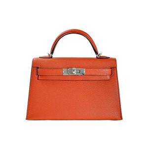 HERMES ケリー（その他） ミニ シェーブル キュイーブル シルバー金具 W刻印