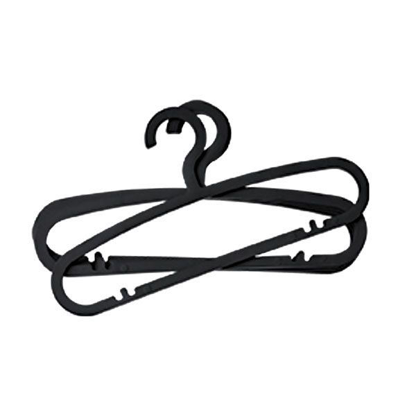 INDEX LIVING MALL ไม้แขวนเสื้อ 4 ชิ้น/ชุด รุ่นเอมอร์ - สีดำ